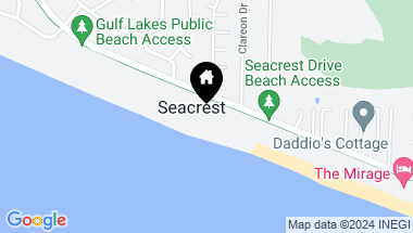 Map of 8364 E County Hwy 30A, Inlet Beach FL, 32461