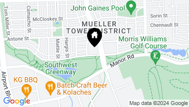 Map of 2816 Tom Miller Ave, Austin TX, 78723
