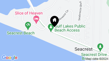 Map of 8055 E County Highway 30A, Inlet Beach FL, 32461