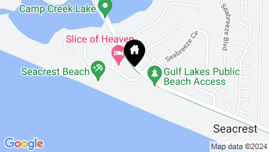Map of 30 Pelican Circle, Inlet Beach FL, 32461