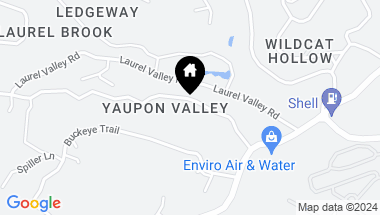 Map of 301 Yaupon Valley RD, West Lake Hills TX, 78746