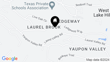 Map of 704 Laurel Valley RD, West Lake Hills TX, 78746