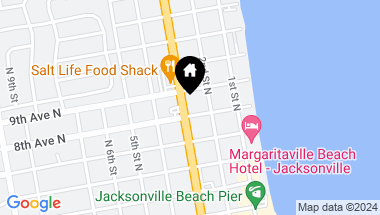 Map of 905 N 3RD ST, JACKSONVILLE BEACH FL, 32250
