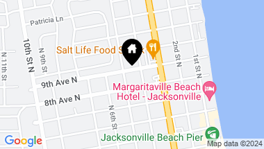 Map of 420 9TH Avenue N, JACKSONVILLE BEACH FL, 32250