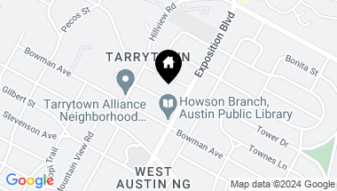 Map of 2706 Townes LN, Austin TX, 78703