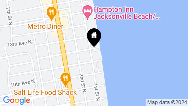 Map of 1201 1ST Street N, 203, JACKSONVILLE BEACH FL, 32250