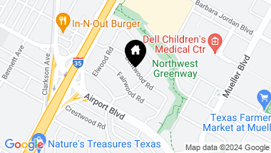 Map of 1309 Bentwood Road RD, Austin TX, 78722