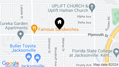 Map of 4715 PLYMOUTH Street, Jacksonville FL, 32205