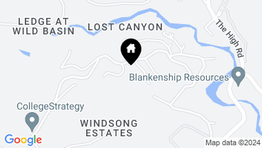 Map of 1603 Canyon VW, West Lake Hills TX, 78746