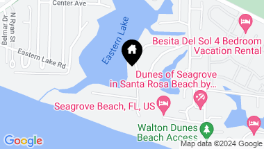 Map of 283 Lakeview Drive, Santa Rosa Beach FL, 32459