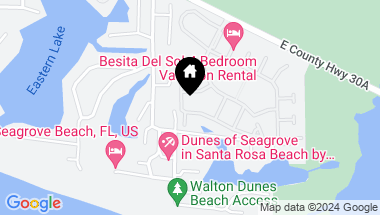 Map of lot 164 Sextant Lane, Santa Rosa Beach FL, 32459