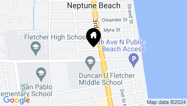 Map of 415 HOPKINS Street, Neptune Beach FL, 32266