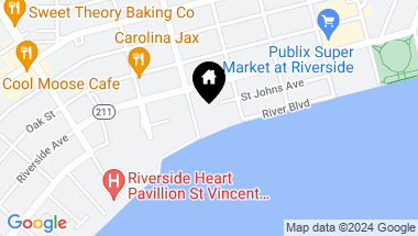 Map of 2358 RIVERSIDE Avenue, 504, JACKSONVILLE FL, 32204