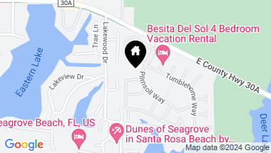 Map of 22 Sextant Lane, Santa Rosa Beach FL, 32459