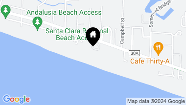 Map of 40 Jasmine Circle, Santa Rosa Beach FL, 32459