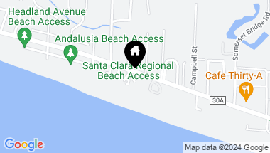Map of 19 Bramble Grove Place, Santa Rosa Beach FL, 32459