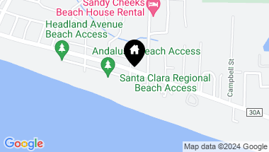 Map of 12 Periwinkle Lane, Santa Rosa Beach FL, 32459