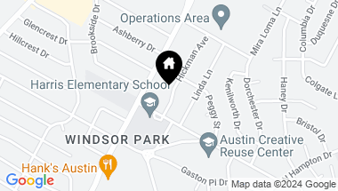 Map of 6210 Hickman Ave # A, Austin TX, 78723