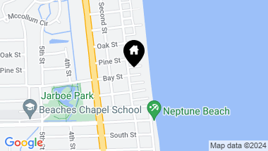 Map of 0 BAY Street, Neptune Beach FL, 32266