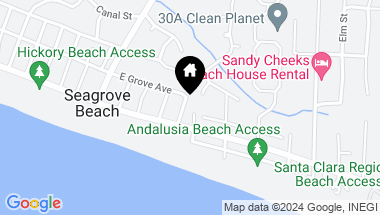 Map of 46 Gardenia Street, Santa Rosa Beach FL, 32459