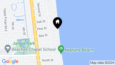 Map of 102 BAY Street, Neptune Beach FL, 32266