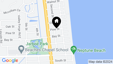 Map of 907 2ND Street, NEPTUNE BEACH FL, 32266