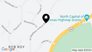 Map of 67 St Stephens School RD, Austin TX, 78746