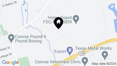 Map of 0 North Porter Road, Conroe TX, 77301