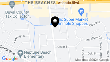Map of 425 PENMAN Road, Neptune Beach FL, 32266