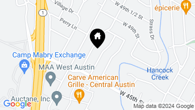 Map of 4606 Oakmont BLVD, Austin TX, 78731