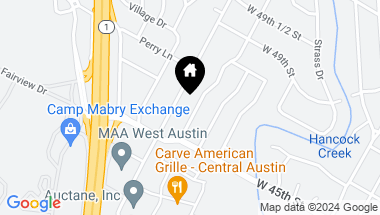 Map of 4602 Finley DR, Austin TX, 78731