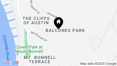 Map of 4203 Balcones DR, Austin TX, 78731