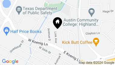 Map of 5801 Link Ave, Austin TX, 78752