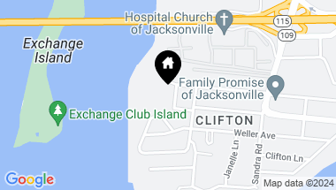 Map of 420 ORANGE BLUFF Avenue, JACKSONVILLE FL, 32211