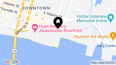 Map of 400 E BAY Street, 1610-1611, Jacksonville FL, 32202