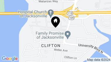 Map of 5506 GALEWIND Lane, JACKSONVILLE FL, 32211