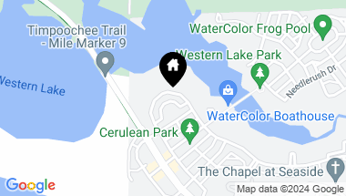 Map of 408 Western Lake Drive, Santa Rosa Beach FL, 32459