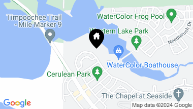 Map of 445 Western Lake Drive, Santa Rosa Beach FL, 32459