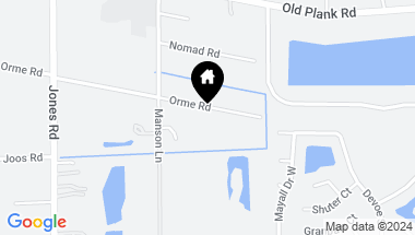 Map of 8822 ORME Road, JACKSONVILLE FL, 32220