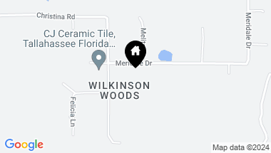Map of 8207 Meridale Drive, TALLAHASSEE FL, 32305