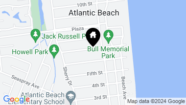 Map of 324 7TH ST, ATLANTIC BEACH FL, 32233