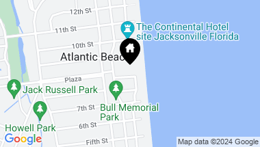 Map of 890 BEACH Avenue, Atlantic Beach FL, 32233