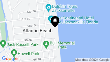 Map of 10 10TH Street, 12, Atlantic Beach FL, 32233