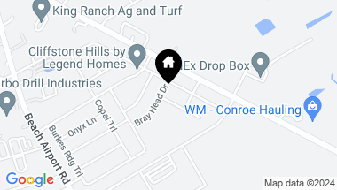 Map of 1307 Sue Peak Drive, Conroe TX, 77301