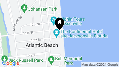 Map of 1057 BEACH Avenue, Atlantic Beach FL, 32233