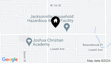 Map of 0 COMMONWEALTH Avenue, JACKSONVILLE FL, 32209