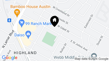 Map of 410 W Saint Johns Ave # 1, Austin TX, 78752