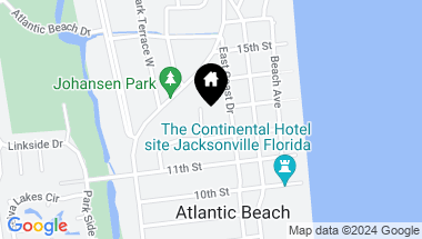 Map of 1215 SELVA MARINA Circle, Atlantic Beach FL, 32233