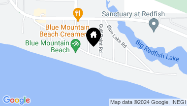 Map of 401 Blue Mountain Road, Santa Rosa Beach FL, 32459