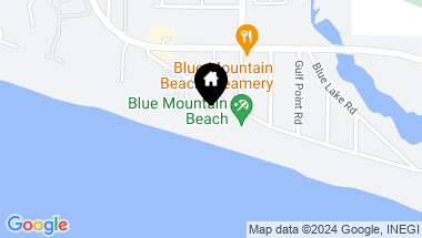 Map of 216 Blue Mountain Road, 5, Santa Rosa Beach FL, 32459